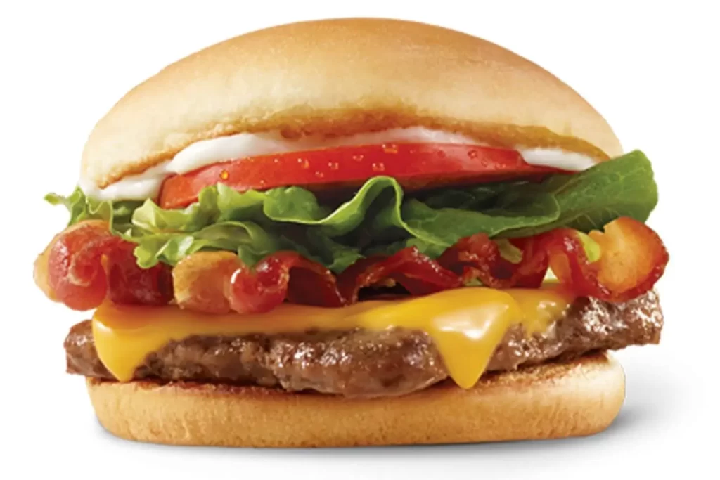 Wendy's  Jr. Bacon Cheeseburger